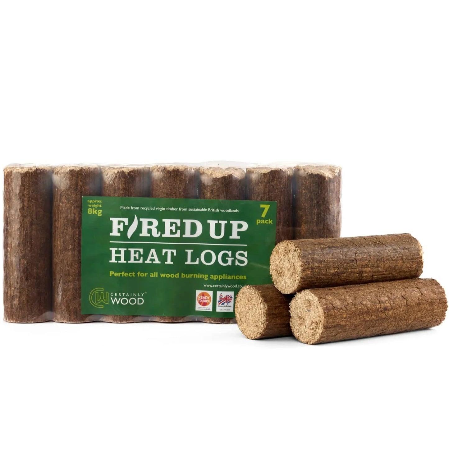 Heat Log Briquettes (7 pack)